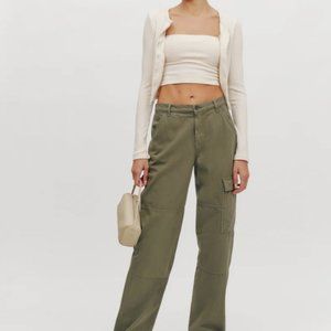 Reformation Bailey High Rise Utility Pant, size 26